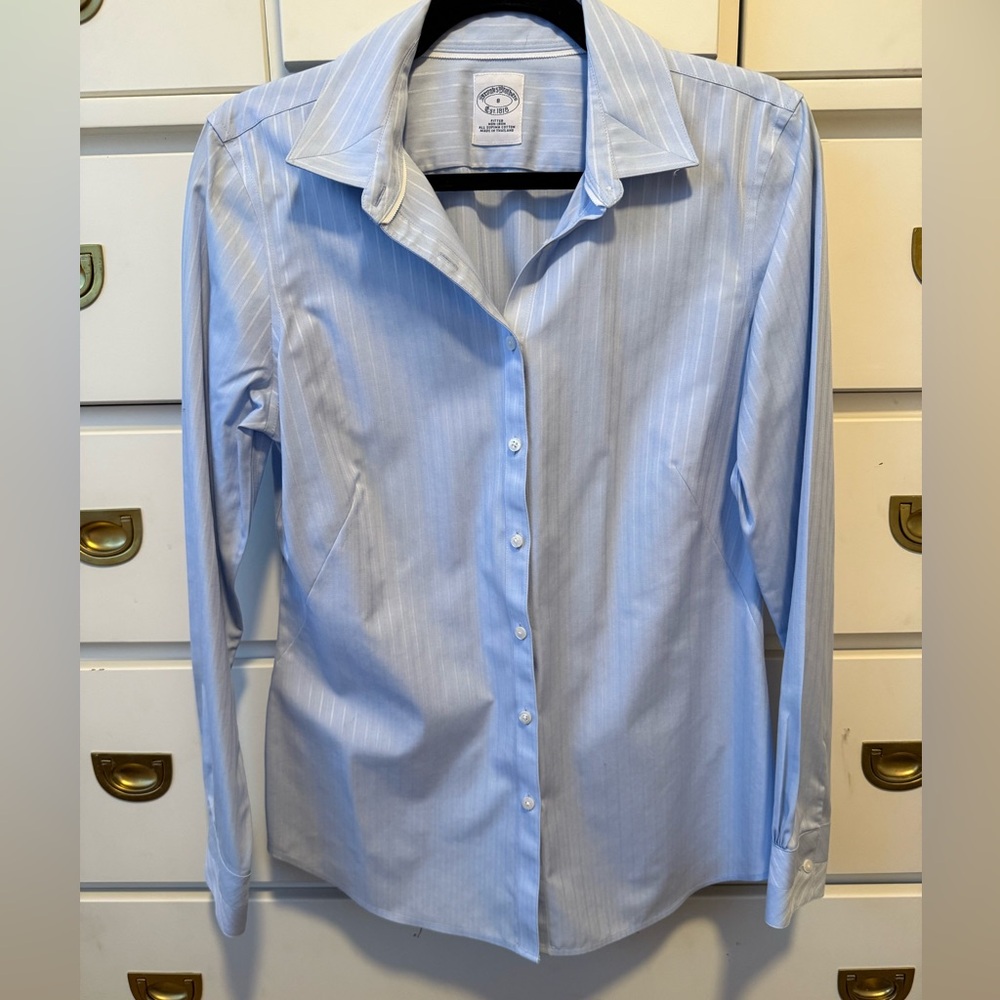 Brooks Brothers Light Blue Striped Shirt